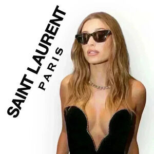 NWT SAINT LAURENT Sl 462 Sulpice Cat-Eye Sunglasses